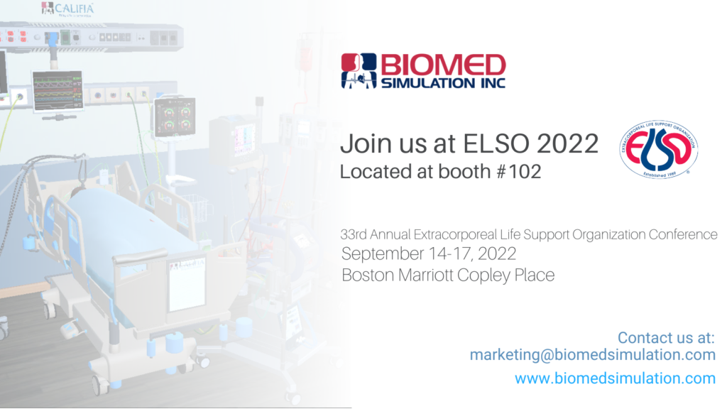 ELSO 2022 33rd Annual ELSO Conference Biomed Simulation Inc.